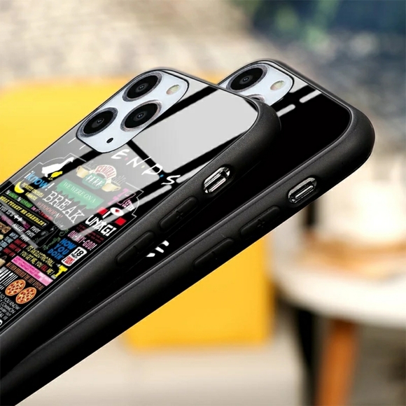 New Friends iPhone 11 Tempered Glass Phone Case - Picture 3 of 5